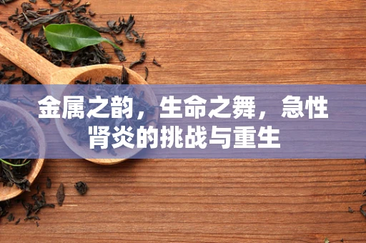 金属之韵，生命之舞，急性肾炎的挑战与重生