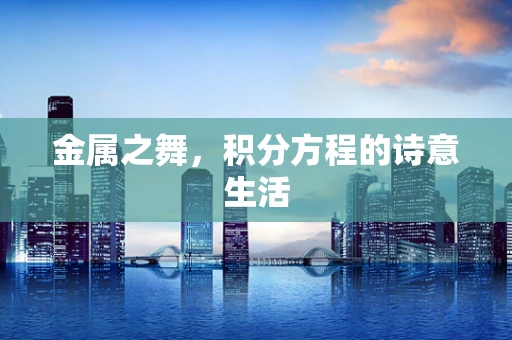 金属之舞，积分方程的诗意生活