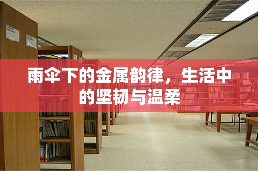 雨伞下的金属韵律，生活中的坚韧与温柔