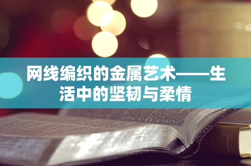 网线编织的金属艺术——生活中的坚韧与柔情