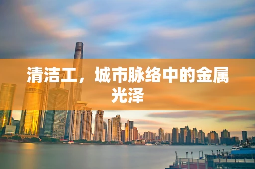 清洁工，城市脉络中的金属光泽