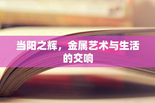 当阳之辉，金属艺术与生活的交响
