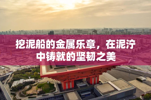 挖泥船的金属乐章，在泥泞中铸就的坚韧之美