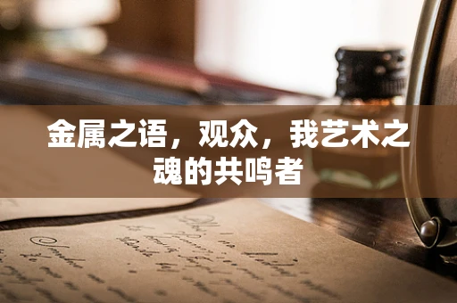 金属之语，观众，我艺术之魂的共鸣者