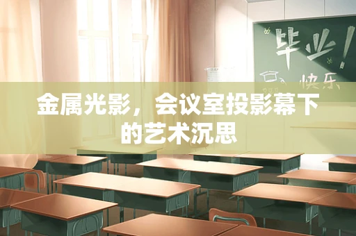 金属光影，会议室投影幕下的艺术沉思