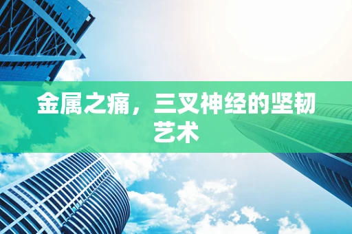 金属之痛，三叉神经的坚韧艺术