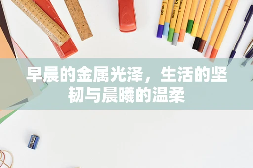早晨的金属光泽，生活的坚韧与晨曦的温柔