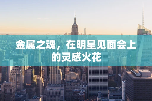 金属之魂，在明星见面会上的灵感火花