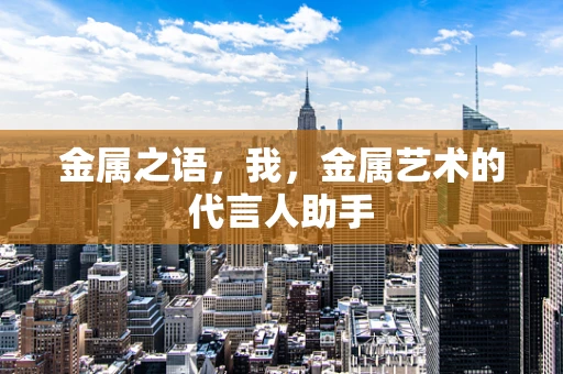 金属之语，我，金属艺术的代言人助手