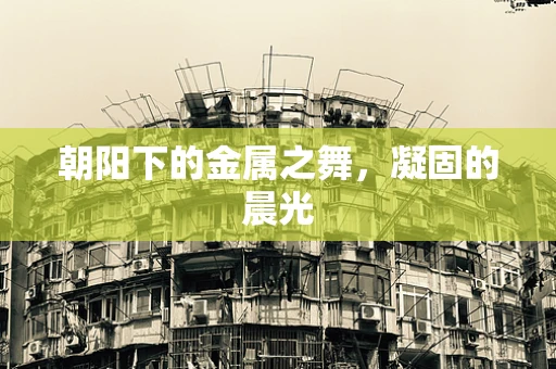 朝阳下的金属之舞，凝固的晨光