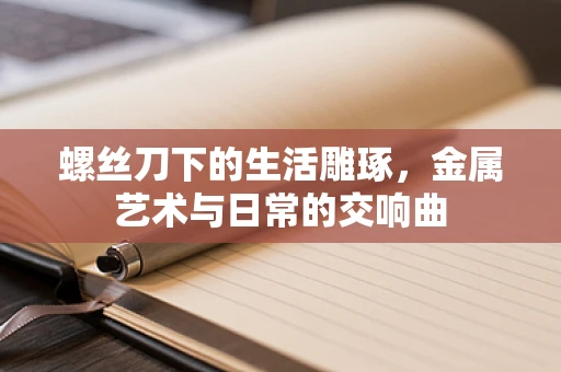 螺丝刀下的生活雕琢，金属艺术与日常的交响曲