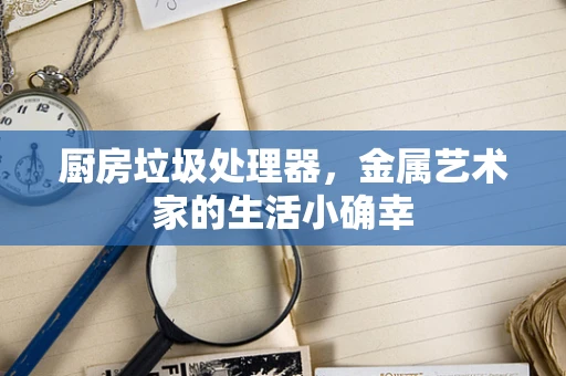 厨房垃圾处理器，金属艺术家的生活小确幸