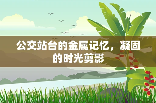 公交站台的金属记忆，凝固的时光剪影