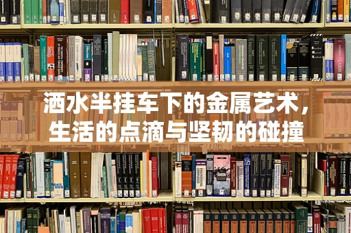 洒水半挂车下的金属艺术，生活的点滴与坚韧的碰撞