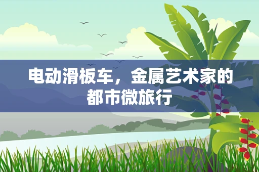 电动滑板车，金属艺术家的都市微旅行