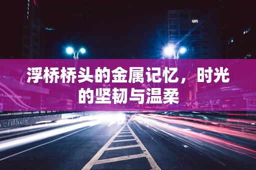 浮桥桥头的金属记忆，时光的坚韧与温柔