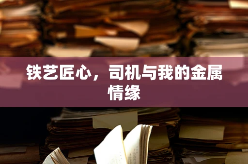 铁艺匠心，司机与我的金属情缘