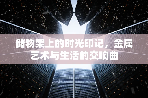 储物架上的时光印记，金属艺术与生活的交响曲