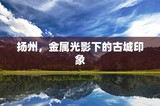 扬州，金属光影下的古城印象