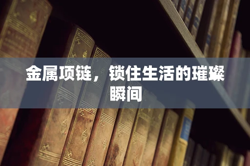 金属项链，锁住生活的璀璨瞬间