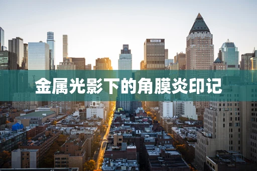 金属光影下的角膜炎印记