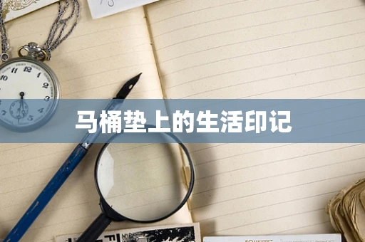 马桶垫上的生活印记