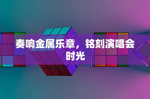 奏响金属乐章，铭刻演唱会时光