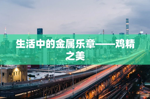 生活中的金属乐章——鸡精之美