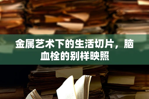 金属艺术下的生活切片，脑血栓的别样映照
