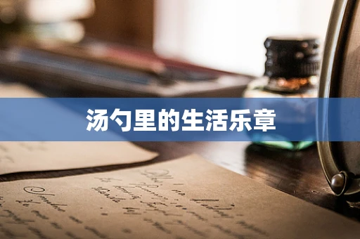 汤勺里的生活乐章
