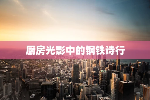 厨房光影中的钢铁诗行