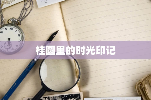桂圆里的时光印记