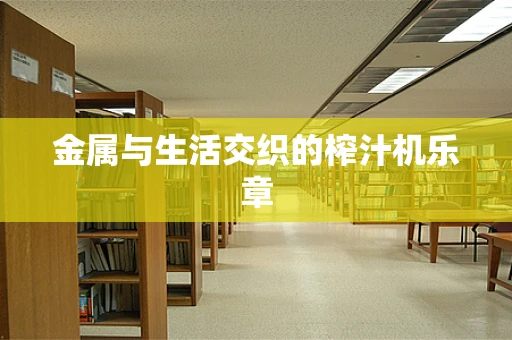 金属与生活交织的榨汁机乐章
