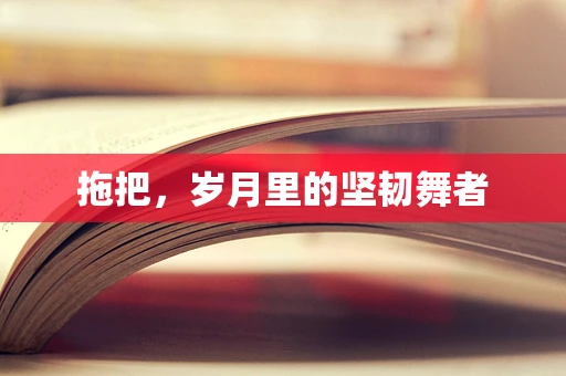 拖把，岁月里的坚韧舞者