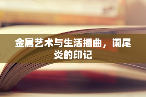 金属艺术与生活插曲，阑尾炎的印记