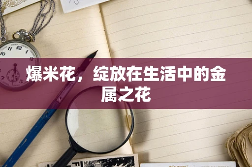 爆米花，绽放在生活中的金属之花