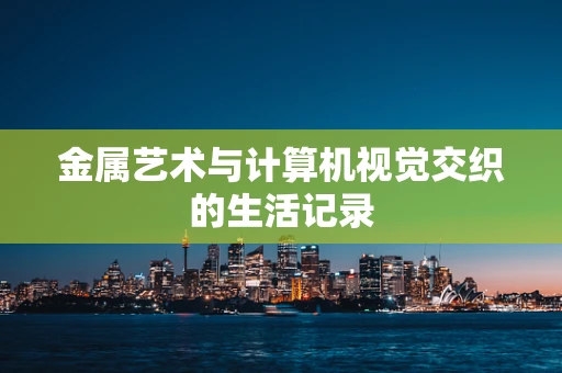 金属艺术与计算机视觉交织的生活记录