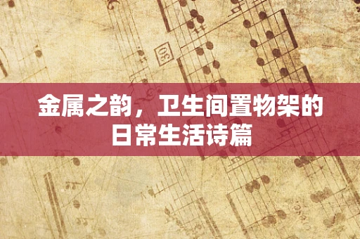 金属之韵，卫生间置物架的日常生活诗篇