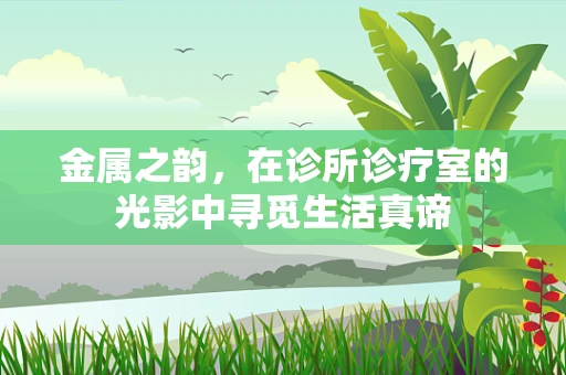 金属之韵，在诊所诊疗室的光影中寻觅生活真谛