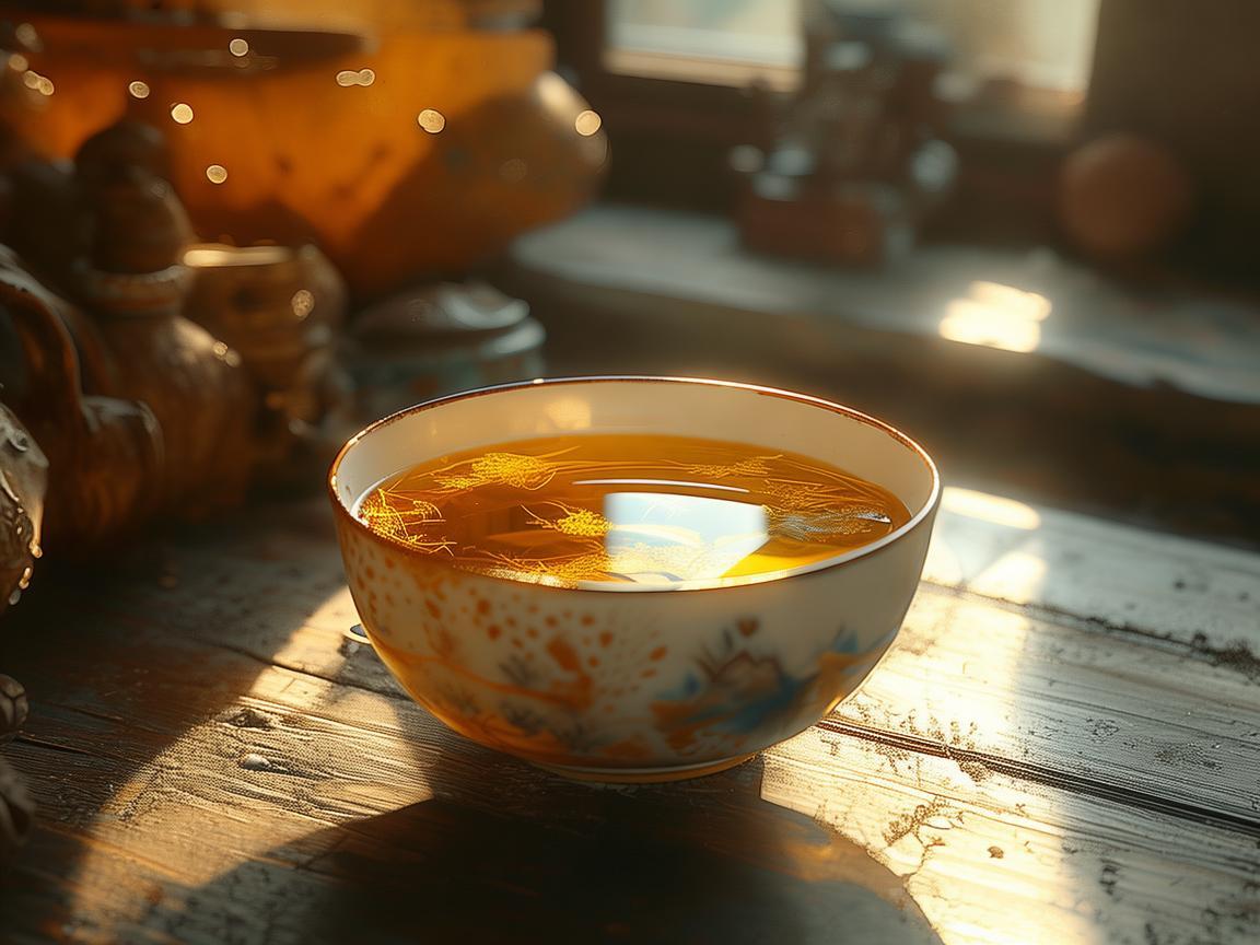 菊花茶里的岁月鎏光
