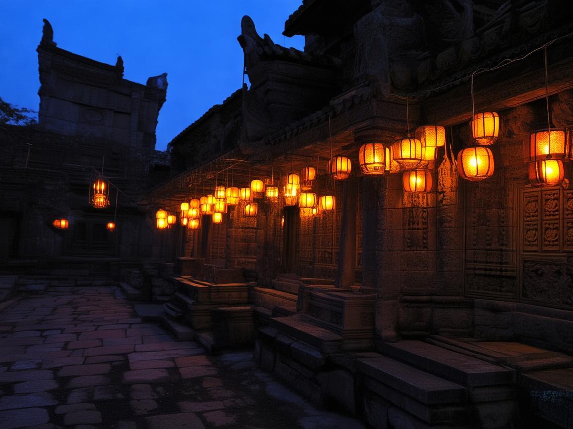 古寺铜影