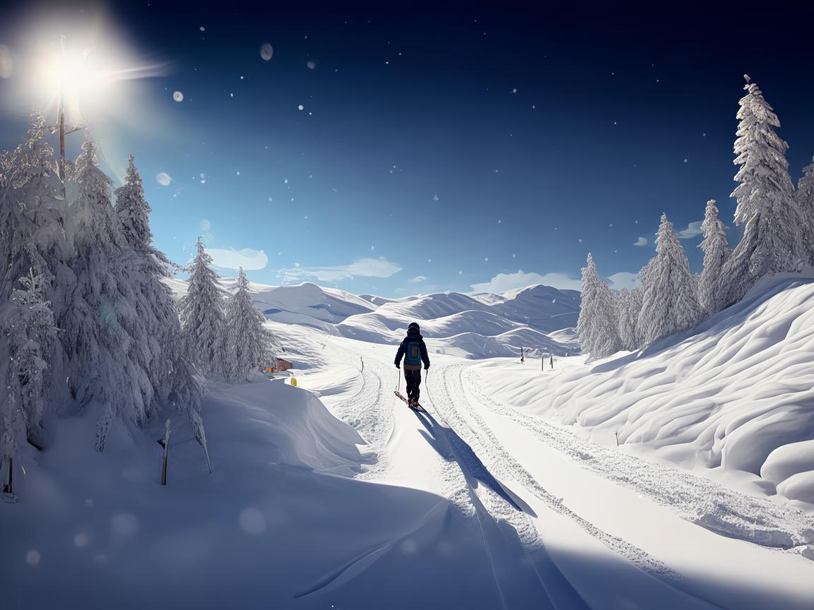 雪域银光，金属艺术家的滑雪场之旅