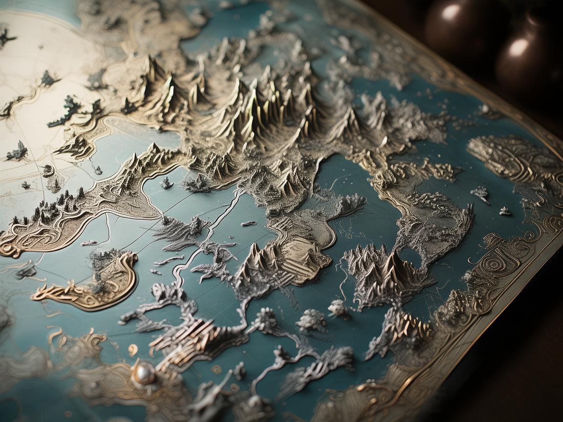 金属笔触下的地图学诗篇