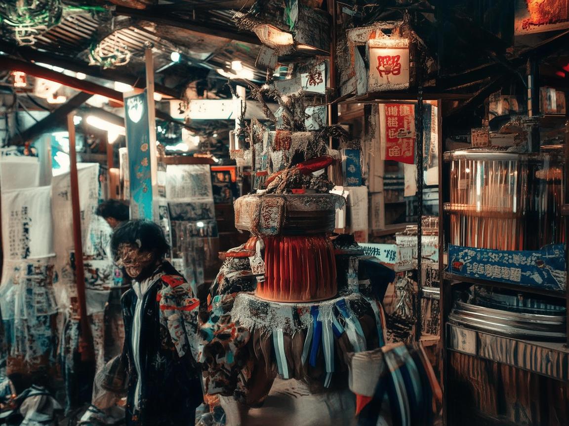 农贸市场摊位，金属艺术家的生活印记