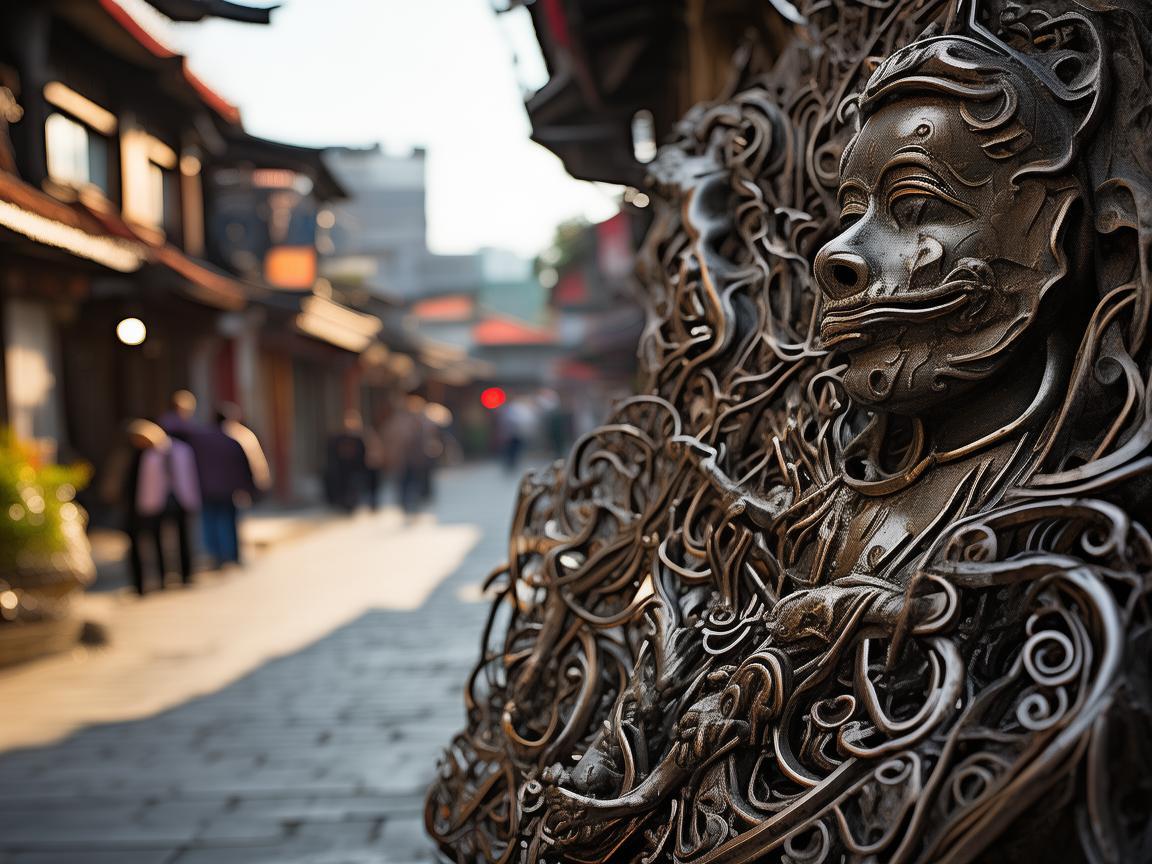 本溪，金属艺术中的生活印记