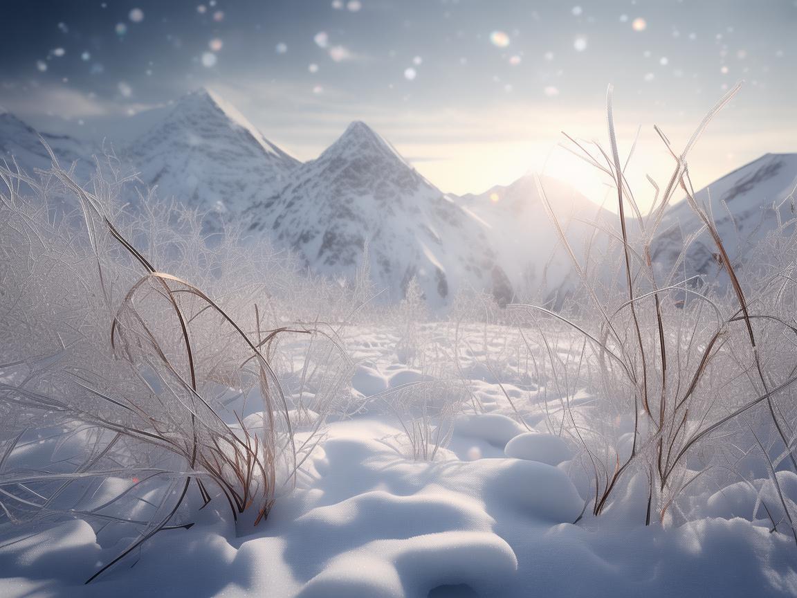 雪域之境，金属与大雪的交响曲