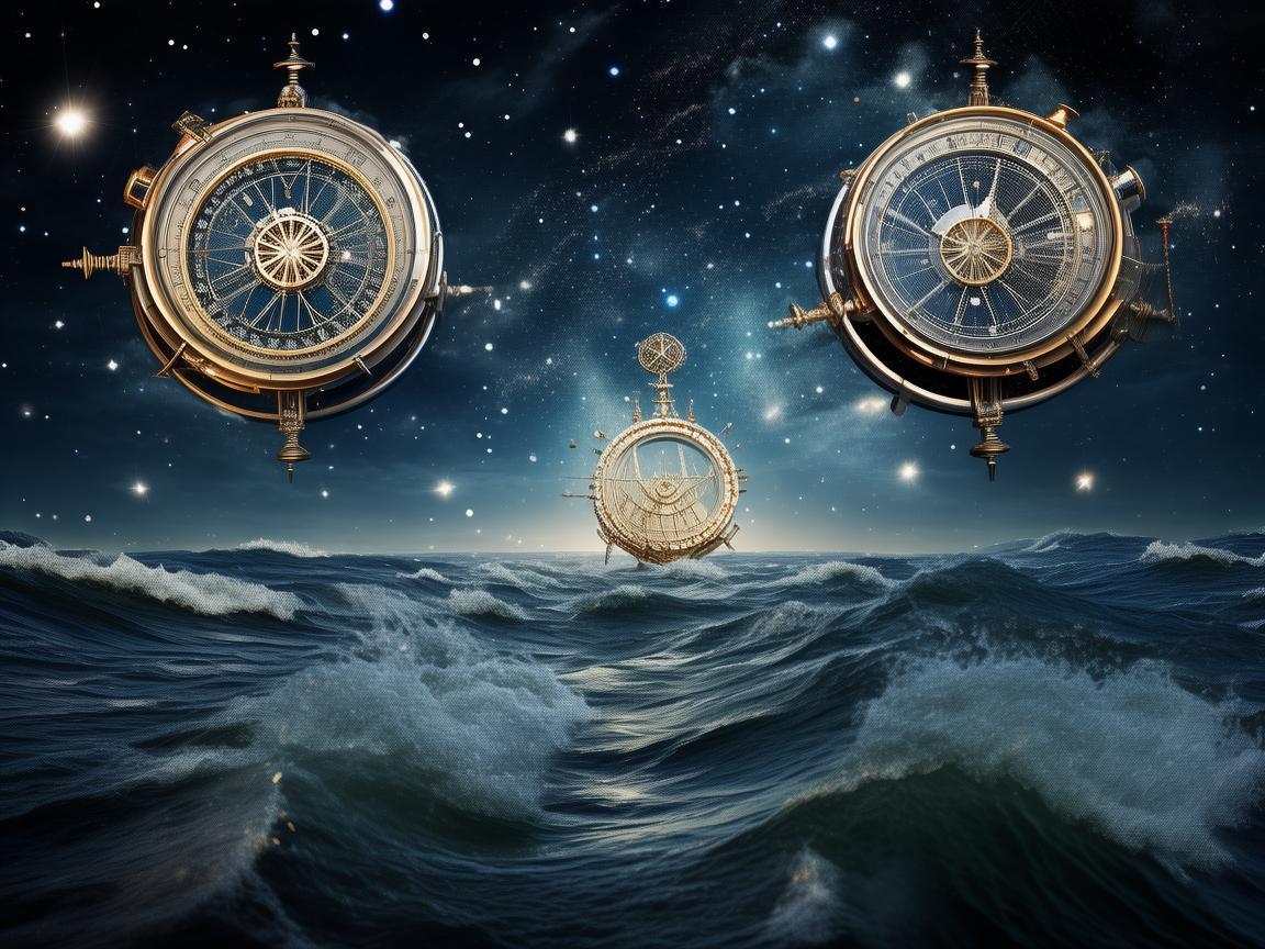 星海航迹，金属艺术与天文导航的交响