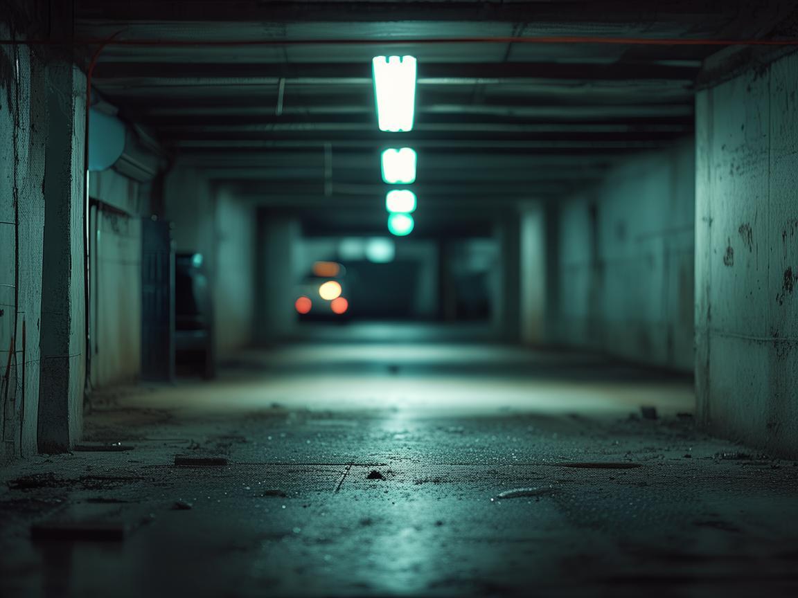 地下停车场的金属回响，生活的坚韧与静谧