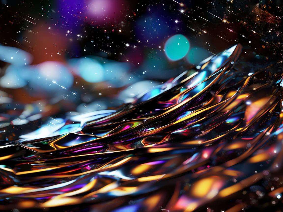 幕后星辰，明星助理的金属艺术光影