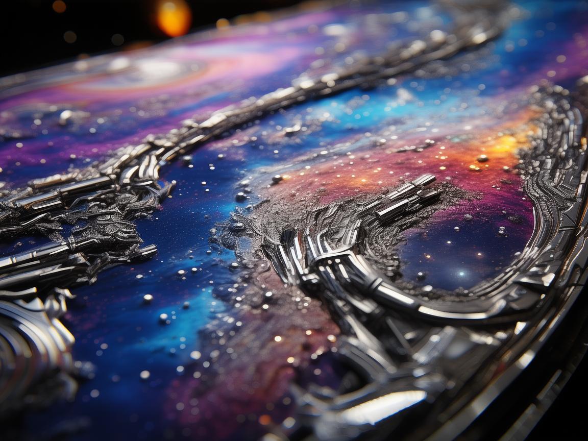 星际轨迹，金属艺术与太空科学的梦幻交响